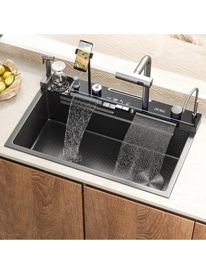 Larens Lüks Dijital Göstergeli Telefon Tutamaklı Eviye Seti (4mm)