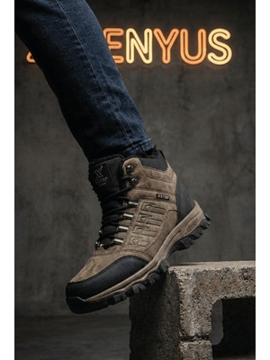 Zerenyus Zr-X6 Su Geçirmez Unisex Içi Kürklü Bot Vizon