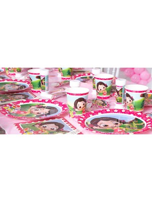 Era Balon My Paper Craft Niloya Temalı Karton Tabak 8 Adet – Çocuk Doğum Günü Parti Tabağı