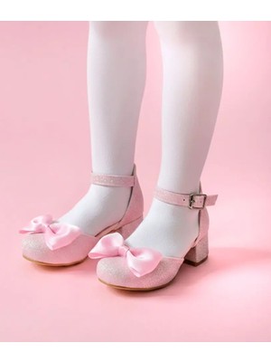 Surpie Shoes Çocuk Topuklu Ayakkabı, Kız Çocuk Abiye Ayakkabı