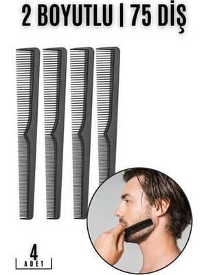 Epilons Turk Sakal Bıyık Saç Tarağı 4 Lü Set Jess