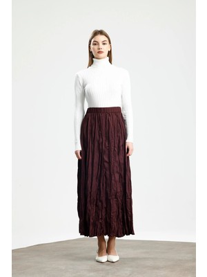 Crush Saten Etek Mürdüm