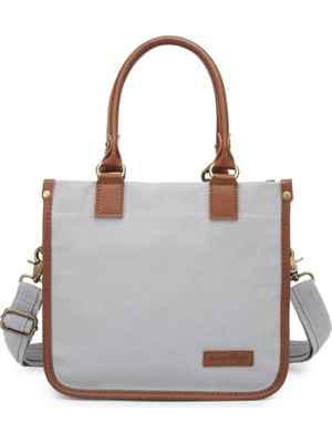 Kanvas Kumaş Kadın Çantası Elden Tutmalı Smart Bags 1333