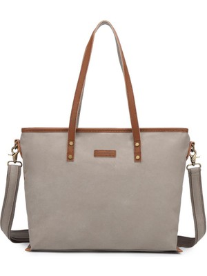 Kanvas Kumaş Kadın Omuz Çantası Smart Bags 1330