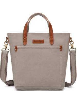 Kanvas Kumaş Kadın Çantası Elden Tutmalı Smart Bags 1328