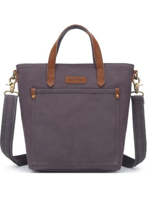 Kanvas Kumaş Kadın Çantası Elden Tutmalı Smart Bags 1328