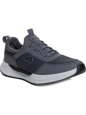 Acropol 137-26 Anorak Slip On Anatomik Erkek Sneaker Füme Siyah