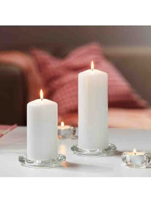 Ikea Bladfagel 2 Adet Saydam Cam Mum Tabağı 11 cm Bs Dijital Mağazacılık