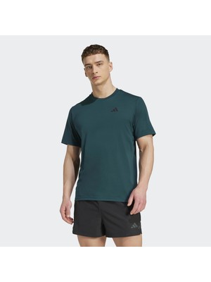 Adidas Train Essentials Feelready Erkek Yeşil Tişört (JW3357)