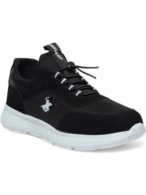 Jagulep Dune-26 Deri Slip On Anatomik Taban Erkek Sneaker Siyah Beyaz 45-47