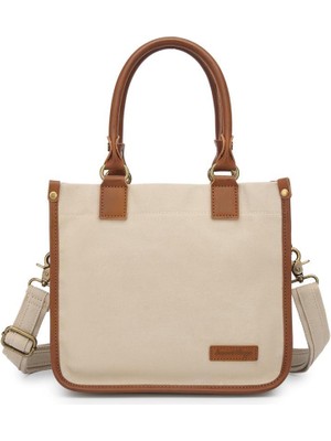 Kanvas Kumaş Kadın Çantası Elden Tutmalı Smart Bags 1333