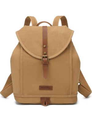 Kanvas Kumaş Kadın Sırt Çantası Smart Bags 1335