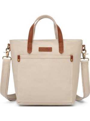 Kanvas Kumaş Kadın Çantası Elden Tutmalı Smart Bags 1328