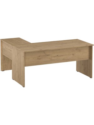 Adore Mobilya Rio L Ofis Masası - Florida Meşe 160X75X144 cm