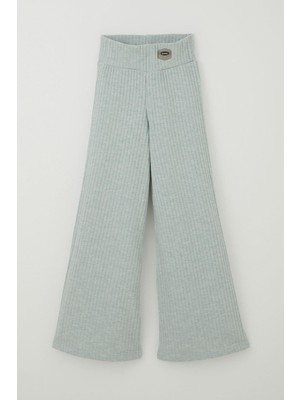 Breeze Kız Çocuk Pantolon Arma Aksesuar Detaylı 7-12 Yaş, Su Yeşili