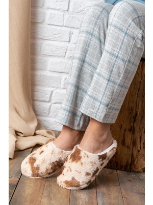 GOLDER Kadın Terlik Ev Terliği Kışlık Ev Ayakkabısı Yumuşak Sessiz Taban