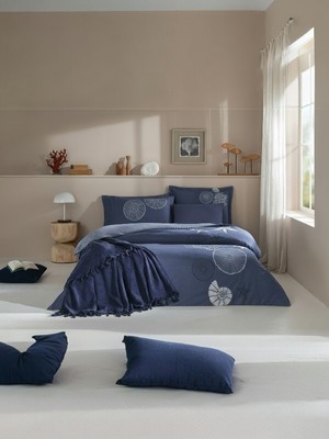 Özdilek Ranforce Corallino Tek Kişilik Nevresim Takımı %100 Pamuk Lastikli Çarşaflı