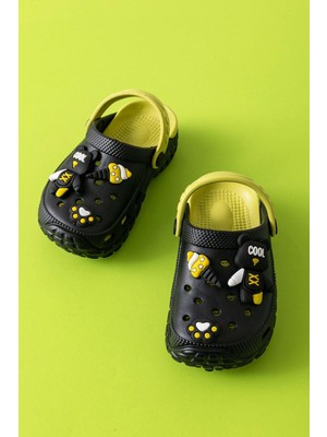 GOLDER Çocuk Eva Masajlı Yüksek Ölçekli Kaymaz Taban Günlük Plaj Deniz Havuz Banyo Ev Terliği