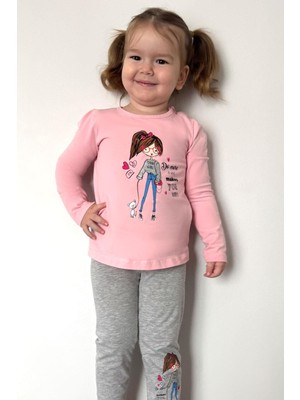 Breeze Kız Çocuktaytlı Takım Dostluk Temalı Kız Temalı 1.5-5 Yaş, Pembe