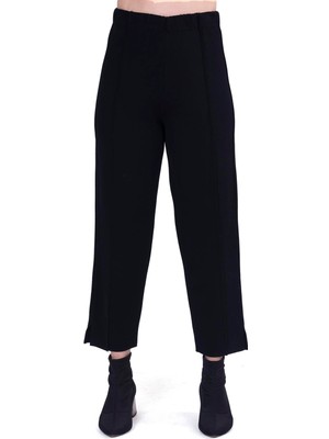 Invee Triko Çelik Pantolon Siyah