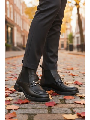 Pierre Cardin PC-55250 Z Siyah Kadın Bot