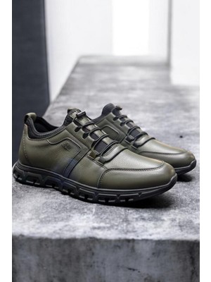 Zueofficial Hakiki Deri Erkek Sneaker