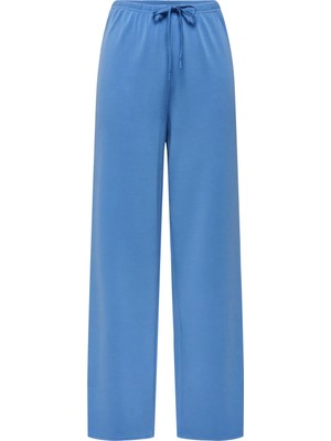 Only Kadın Belden Bağlamalı Mavi Pantolon - 15369156