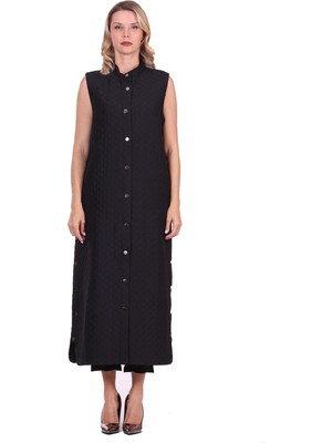 Invee Kapitone Yelek Siyah