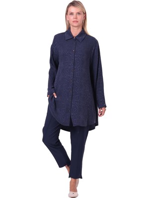 Invee Piton Gömlek Lacivert