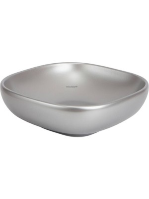 Smanni - Alya 41 Tezgah Üstü Lavabo Mat Platin Outlet - LV1130-208-