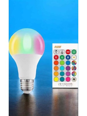 Astraltech Led Ampul Enerji Dostu RGB Işıklı 100W Led Işık