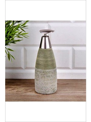 Pinkev Seramik Sıvı Sabunluk - Yeşil Renk