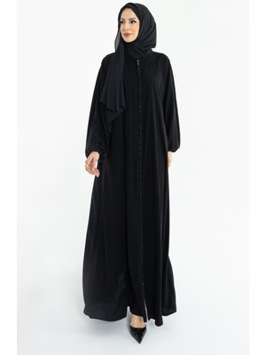 Kadeem Giyim Zümra Taşlı Ferace - 1011