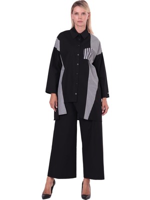 Invee Pötikare Gömlek Siyah