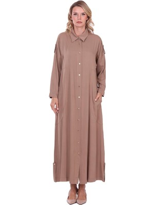 Invee Savana Uzun Kap Camel