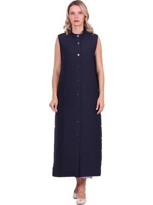 Invee Kapitone Yelek Lacivert