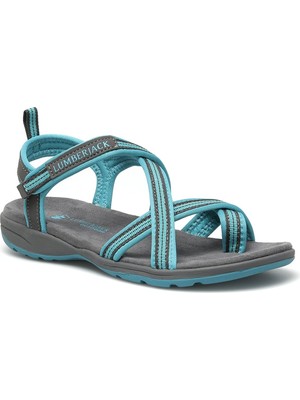 Lumberjack Alısa 2fx Mint Kadın Sandalet Tekstil Malzeme ile Şık ve Rahat Tasarım