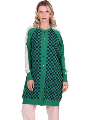 Invee Damalı Triko Hırka Beneton