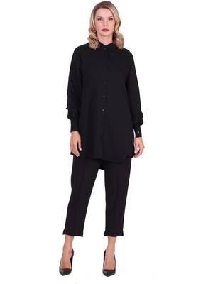 Invee Nuvia Tensi Gömlek Siyah