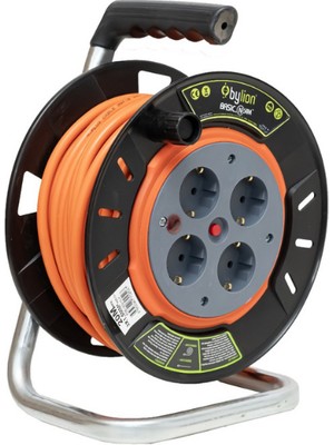 Huzur Elektrik Bylion Plastik Makara 35M 3x1,5mm Ttr Kablo Kapaklı 102-303-1235/ PMP-35315-F