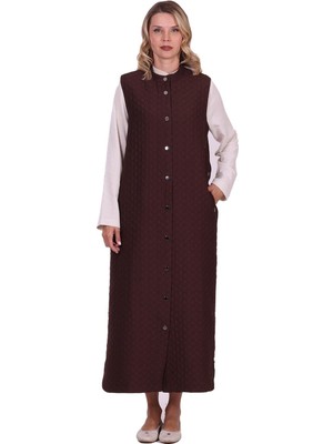 Invee Kapitone Yelek Kahve