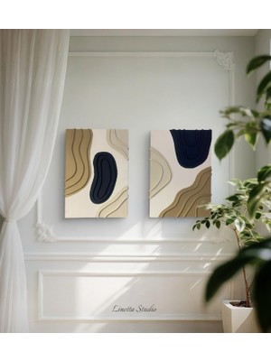 Linetta Studio Dekoratif El Yapımı Tablo