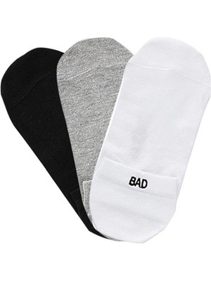 Bad Bear Bad Ankle Çok Renkli 3'lü Bilek Çorap
