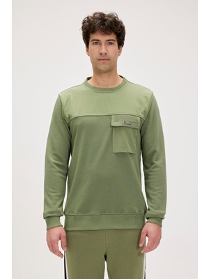 Bad Bear Re-Beverly Soluk Yeşil Erkek Sweatshirt