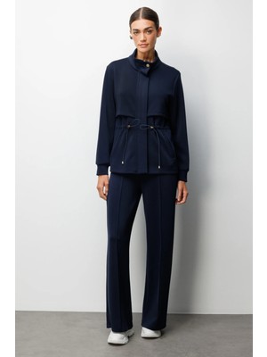 On Triko Bol Paça Çimalı Eşofman Altı 76334