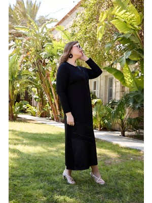 JOOQSTORE Taşlı Penye Elbise