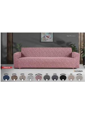 Altınkoza Maksi Stil Strech Koltuk Örtüsü (3+3+1+1) - Likralı - Lastikli - Oturma Grubu