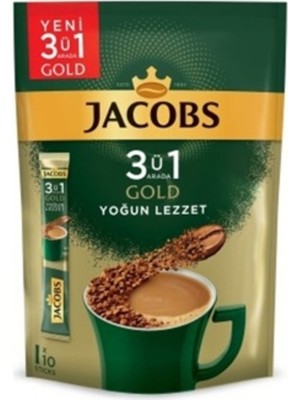 Jacobs Gold Yoğun Lezzet 10X18 Gr.