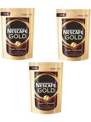 Nescafe Gold Yumuşak Içim 200 gr x 3 Adet