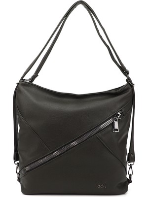 GÖNDERİ Kadın Haki  Uzun Askılı Omuz ve Sırt Çantası